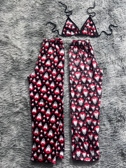 It Face Hallowen Matching Plushie PJs - Fundies
