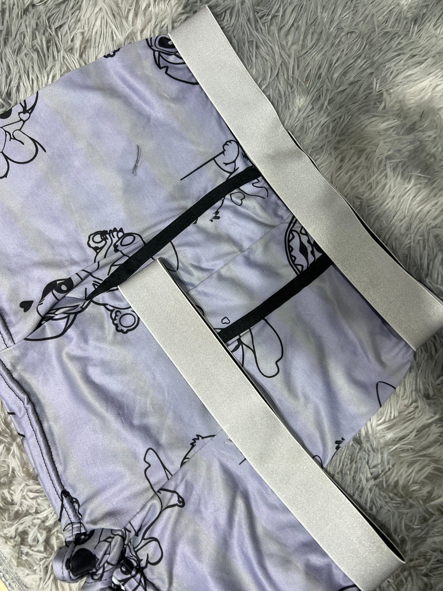 Stitch Gray Matching Boxers - Fundies