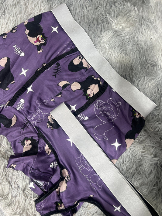 Cat Lucifer Purple Duo With Thong