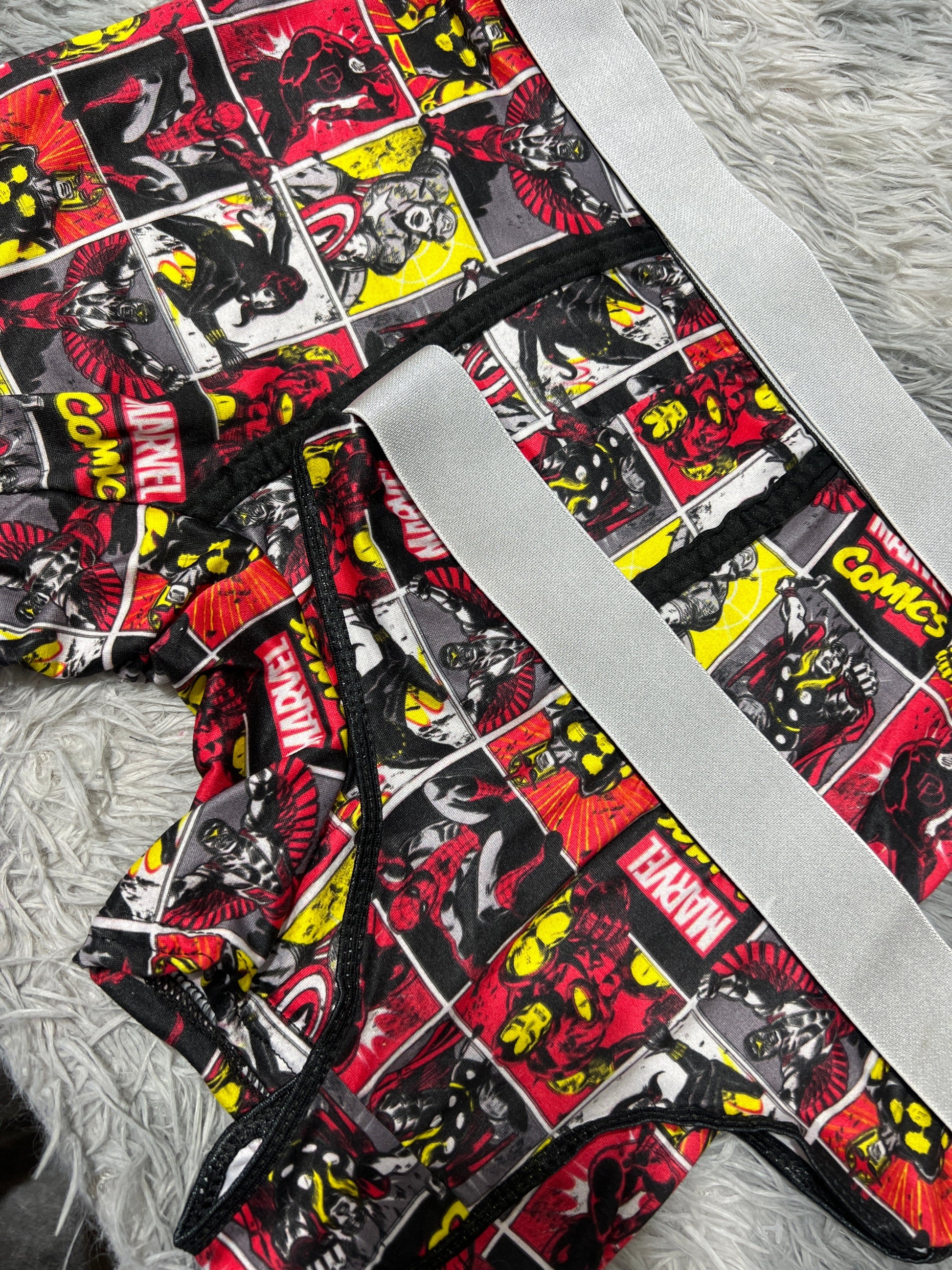 Avengers Comic Boxer One-size With Thong - Fundies