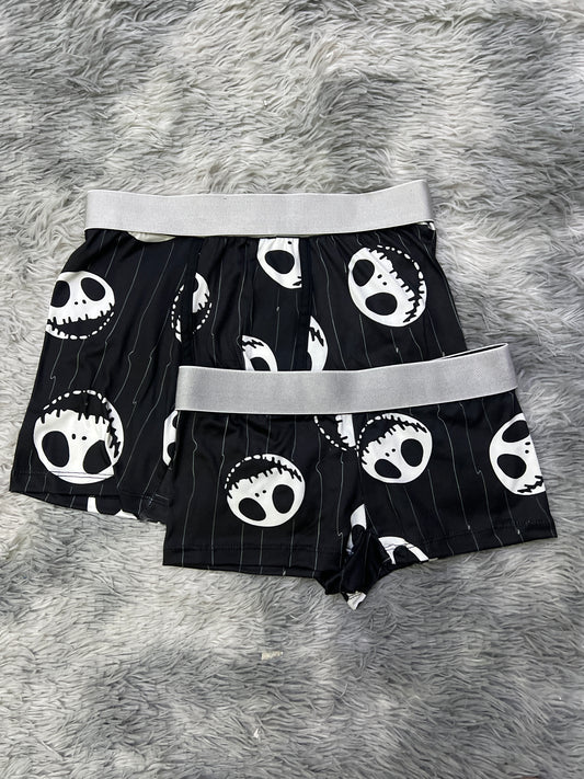 Jack black matching couples boxer underwear Halloween