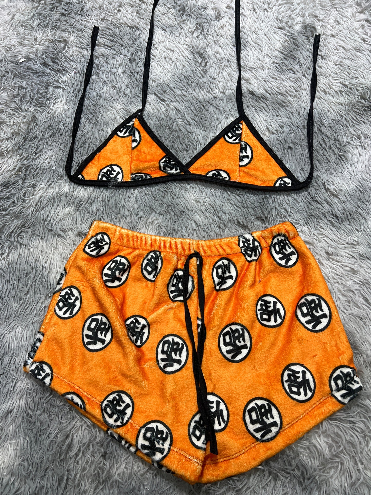 Dragon Ball With Short One Size Of Afelpad Matching Top & Short - Fundies