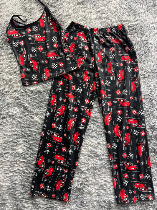 McQueen Banderas Black Women's Pajama Set - Fundies
