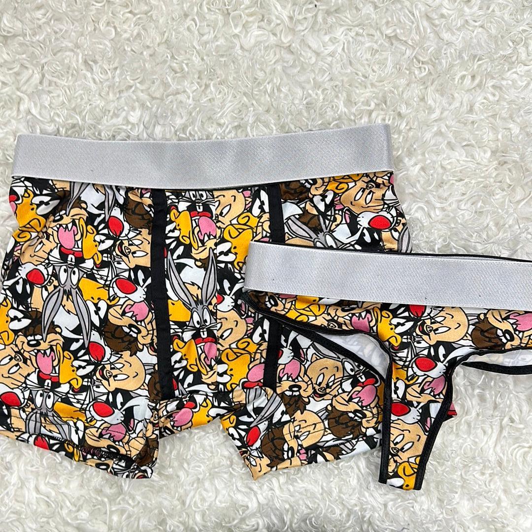 Looney tunes matching couples underwear - Fundies