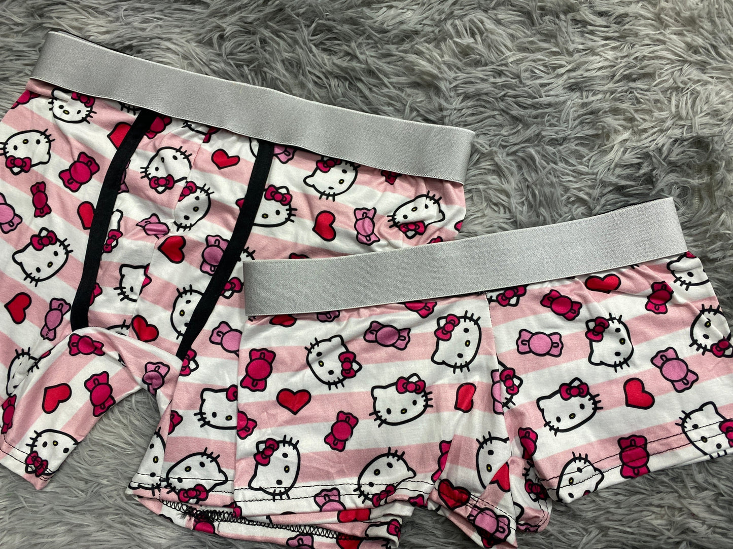 Hello Kitty Stripes Matching Boxers - Fundies