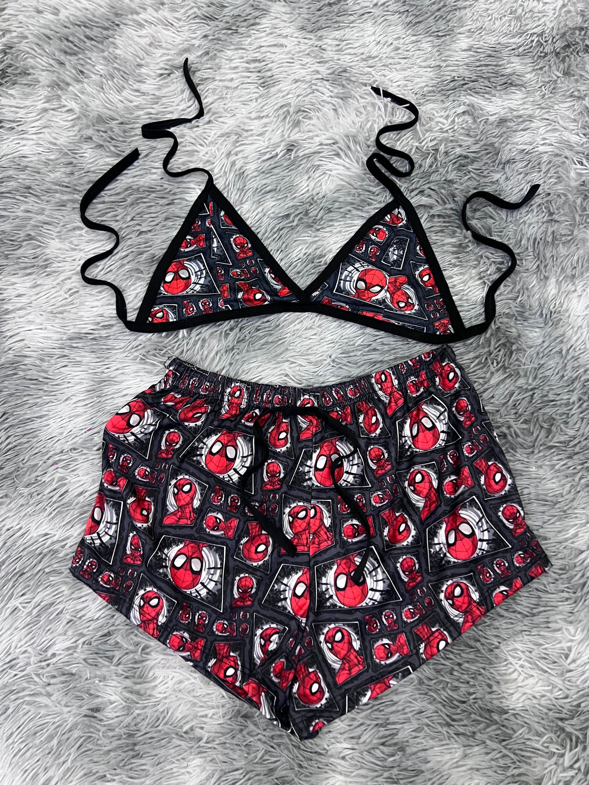 Spidey Fragment Top And Short PJs