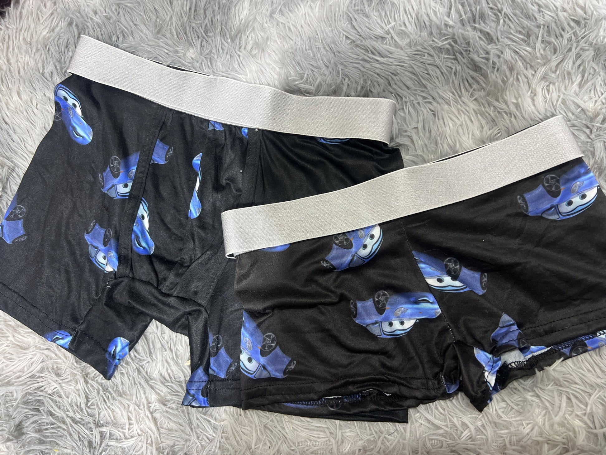 Cars Blue Matching Boxers - Fundies