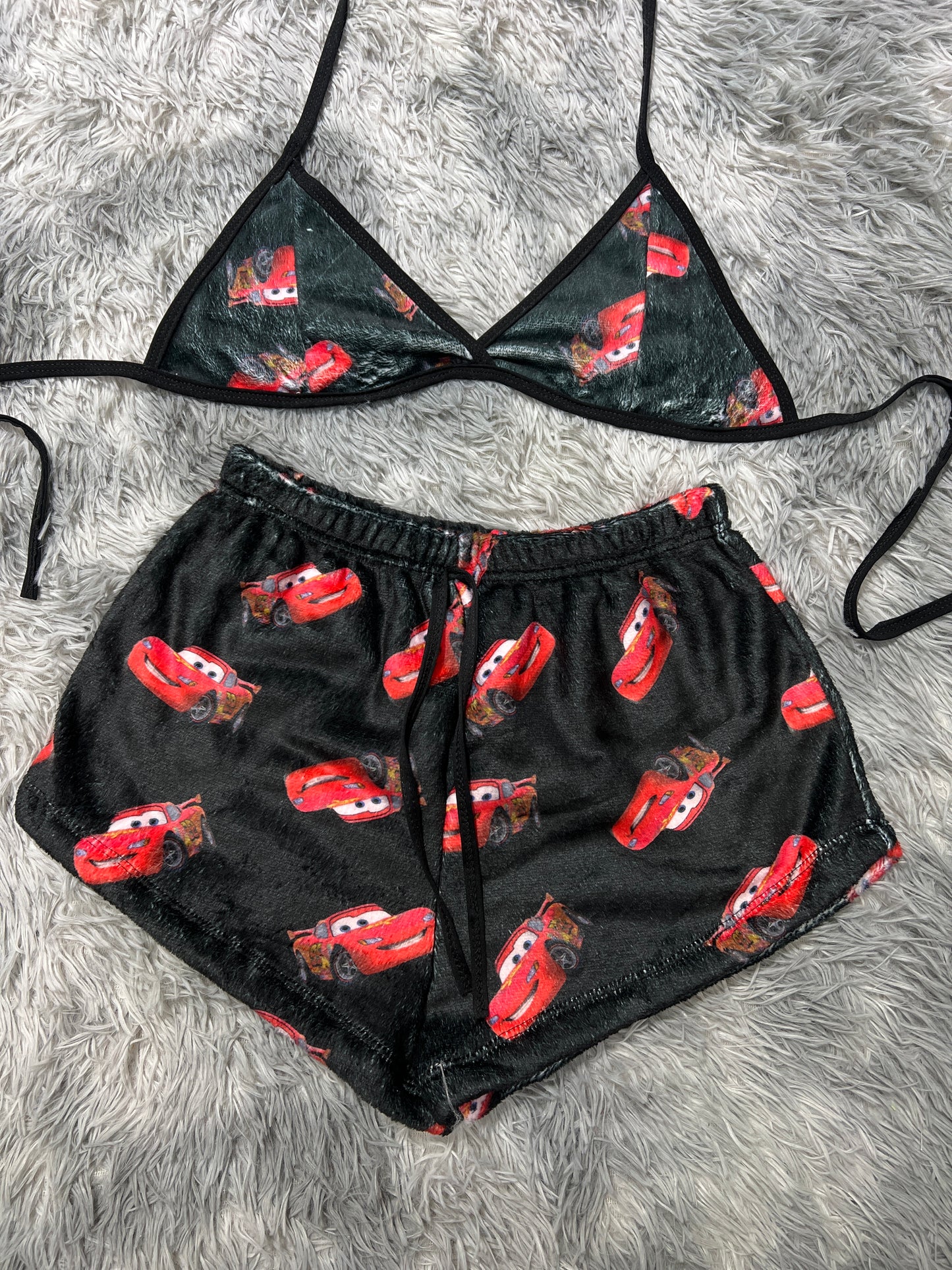 Shorts Pajama Set cars