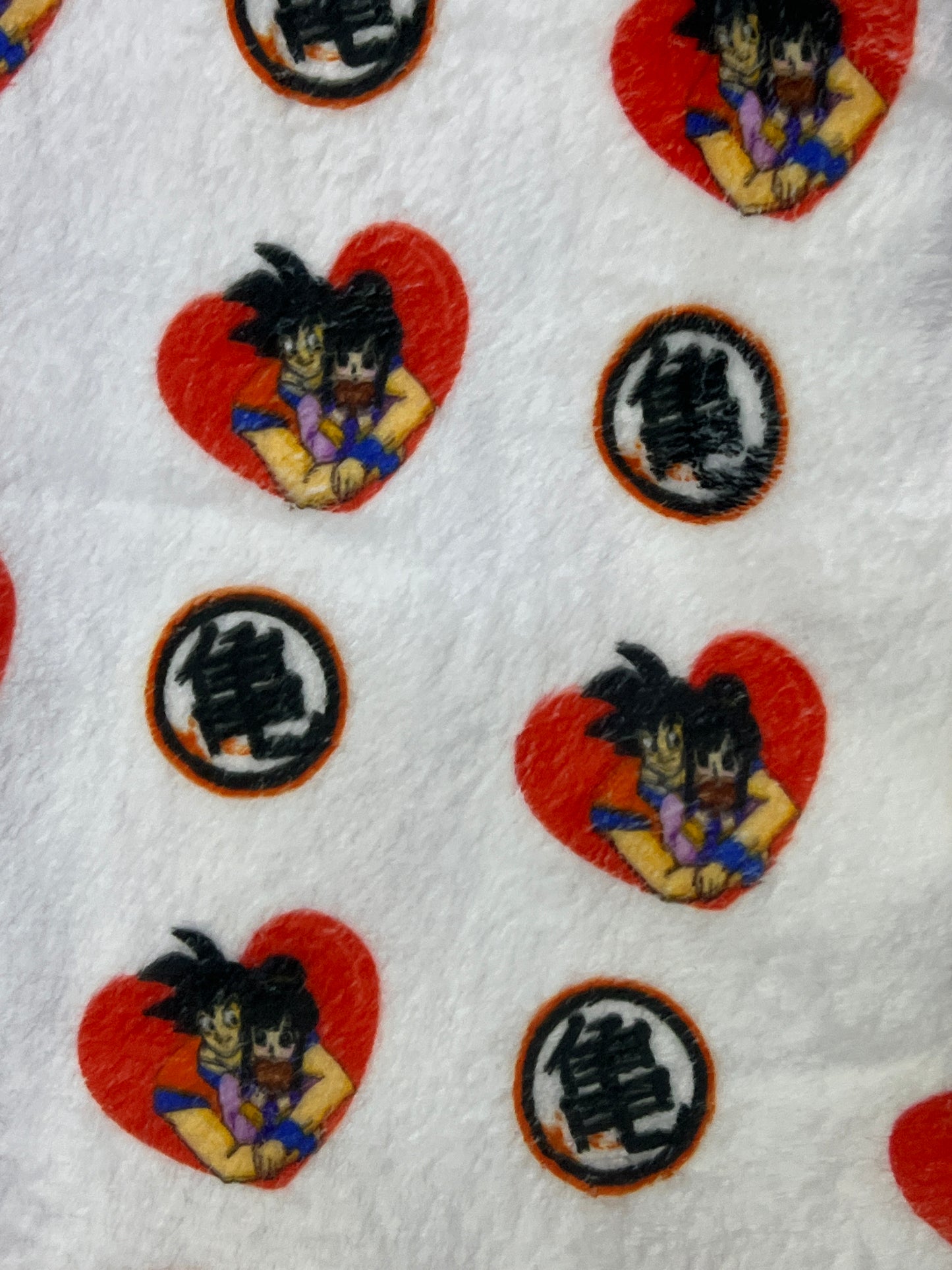 Dragon ball love  plush pajama duo