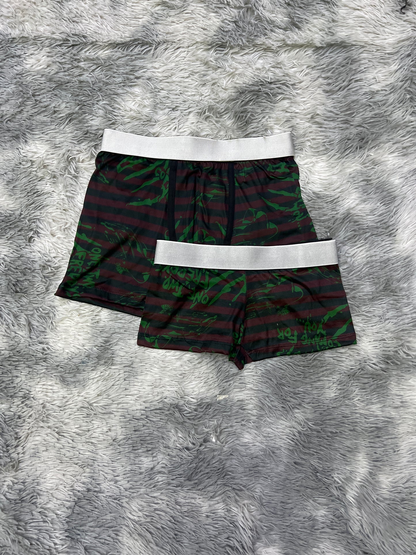 Freddys matching couples boxer underwear Halloween