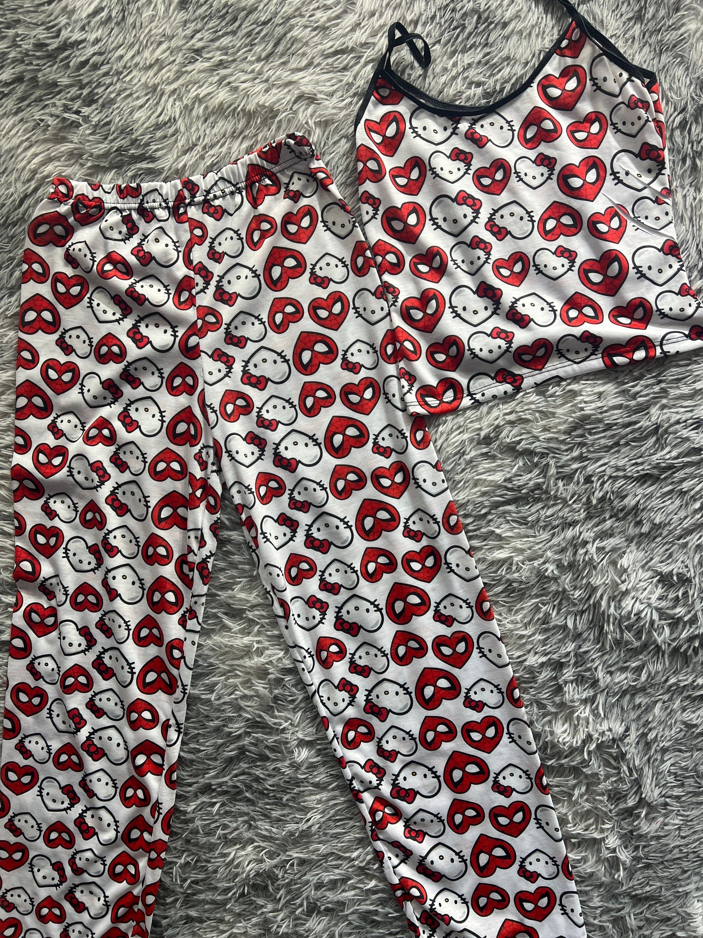 SpiderKitty Hearts Women's Pajama Set - Fundies