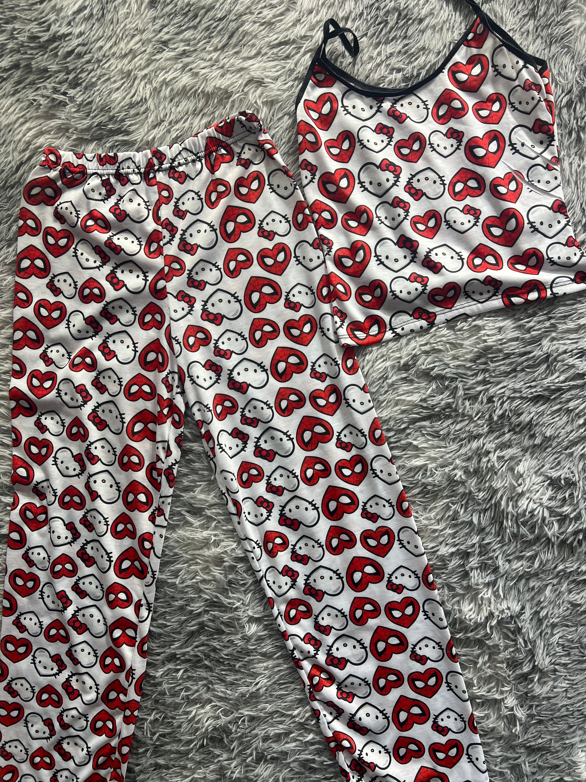 SpiderKitty Hearts Women's Pajama Set - Fundies