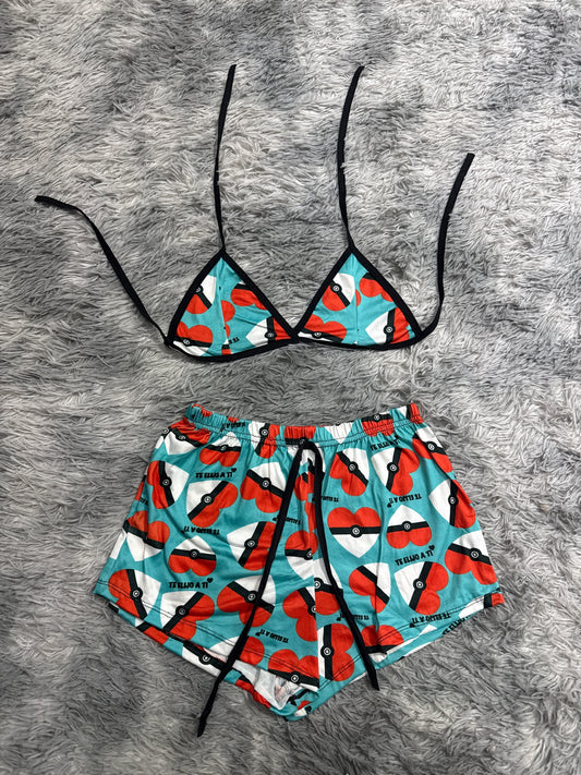 Pokemon Matching Top & Short