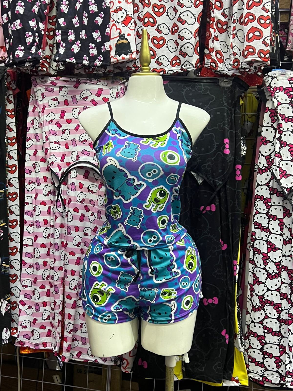 Monsters Inc Women's Pajama Set