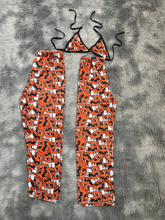 Snoopy Pumpkin Matching Plushie PJs - Fundies