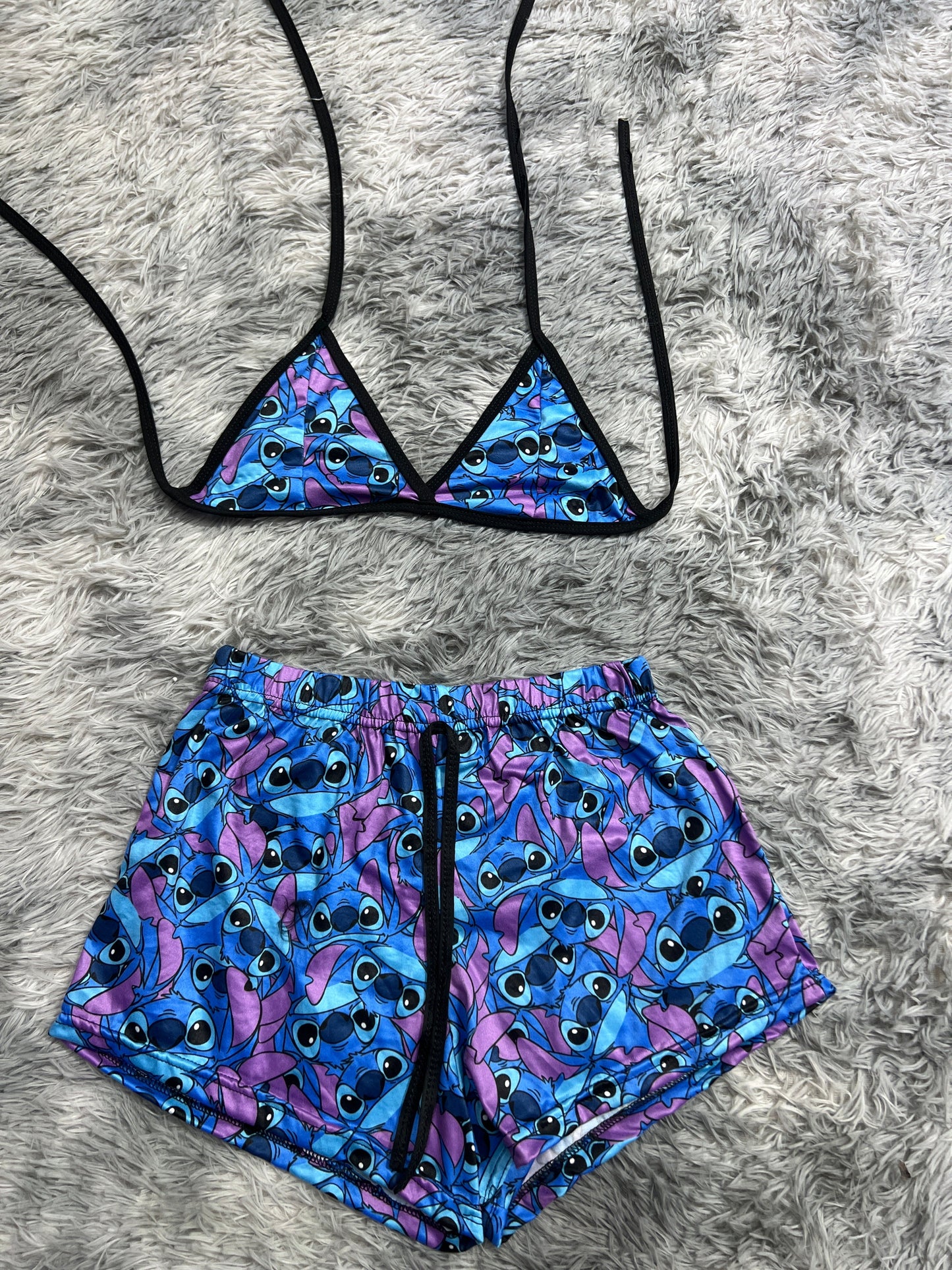 Stitch Brush Matching Top & Short - Fundies