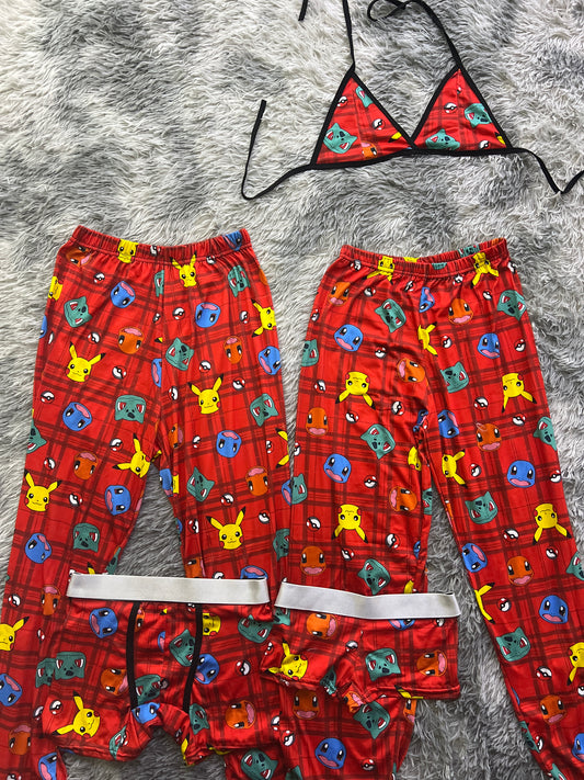 Pokemon Print 5 piece pajama set