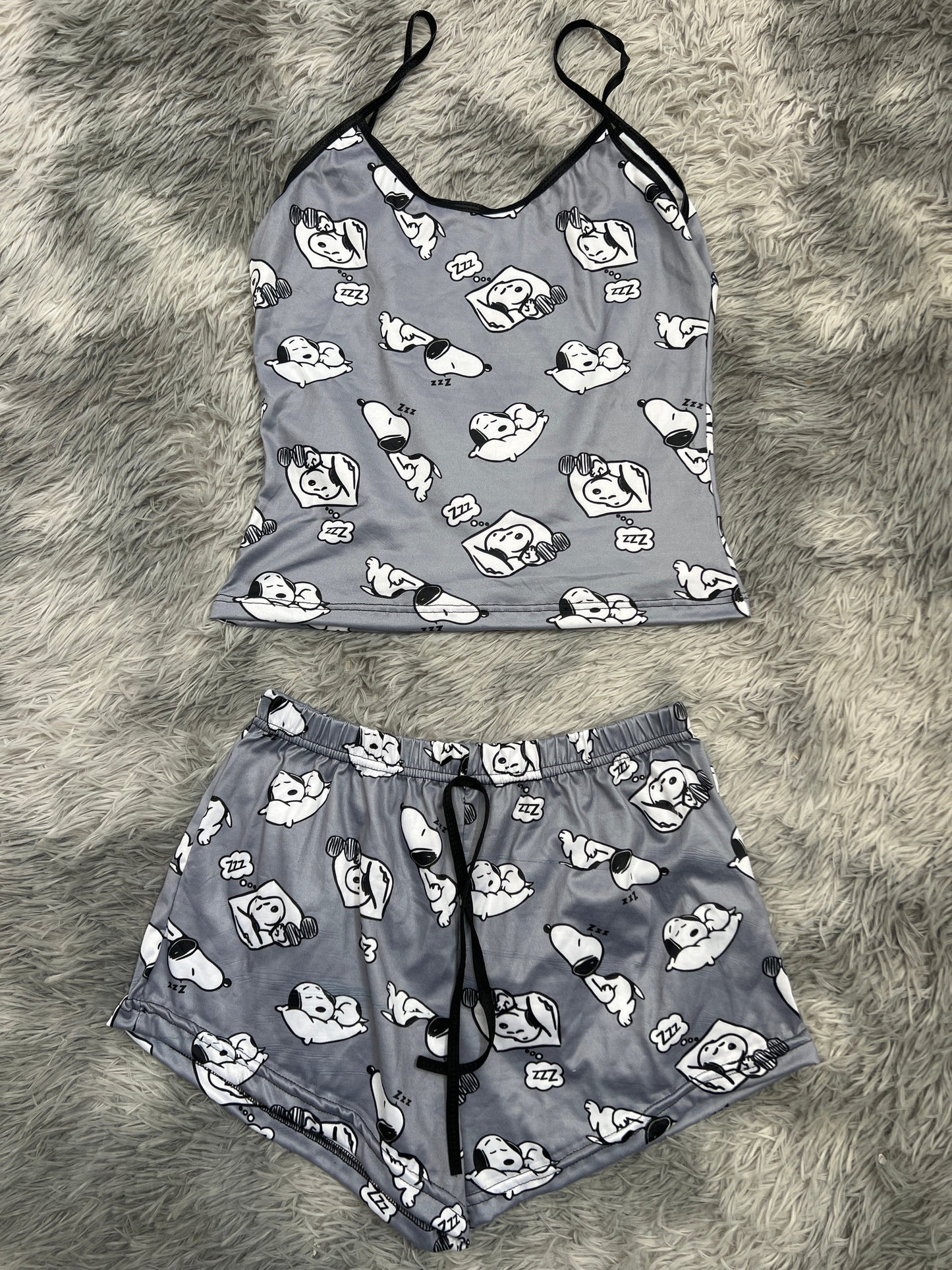 Snoopy Gray Women's Pajama Set - Fundies