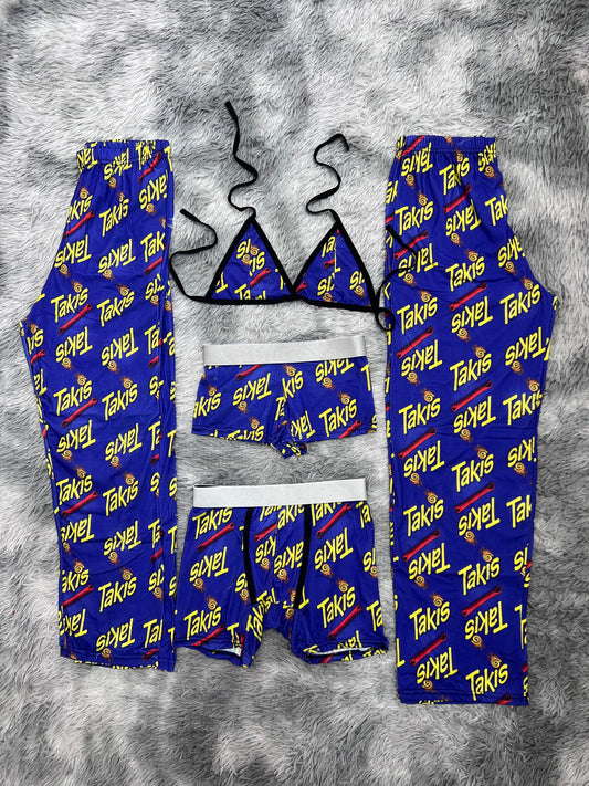 Takis Purple 5 Piece PJ - Fundies