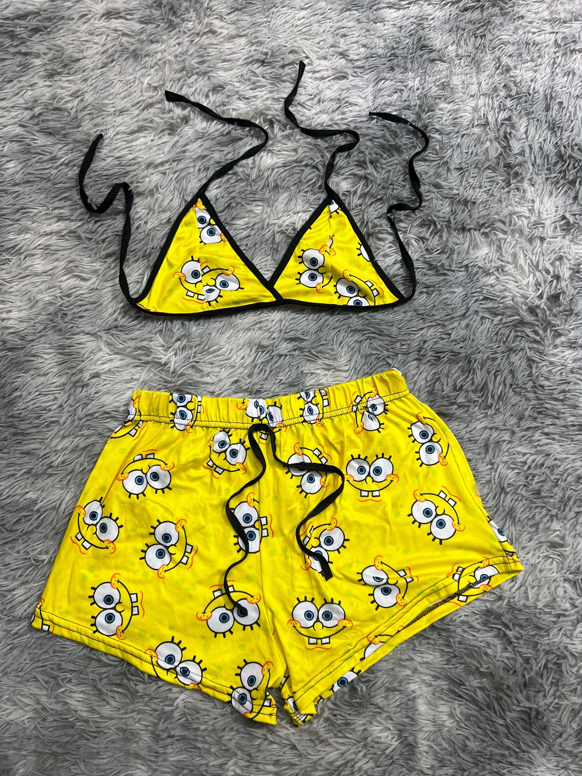 SpongeBob Brush Matching Top & Short - Fundies