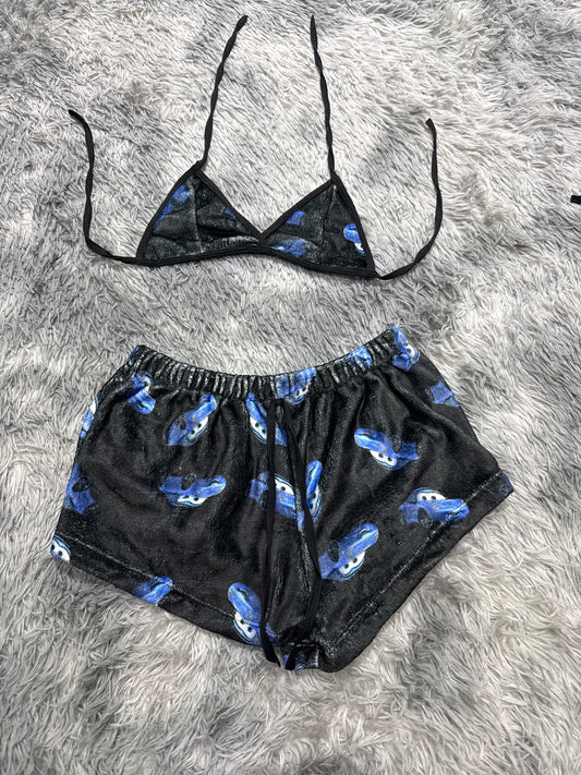 Salí Background Black Matching Top & Short - Fundies