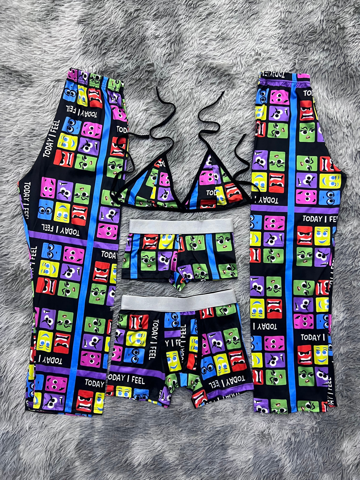 Intensamente Cartoon 5 Piece PJ