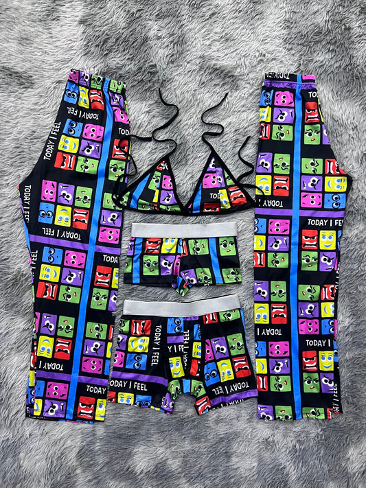 Inside Out Animated 5 Piece PJ - Fundies