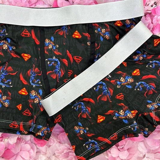 Superman shadow matching couples boxer underwear - Fundies