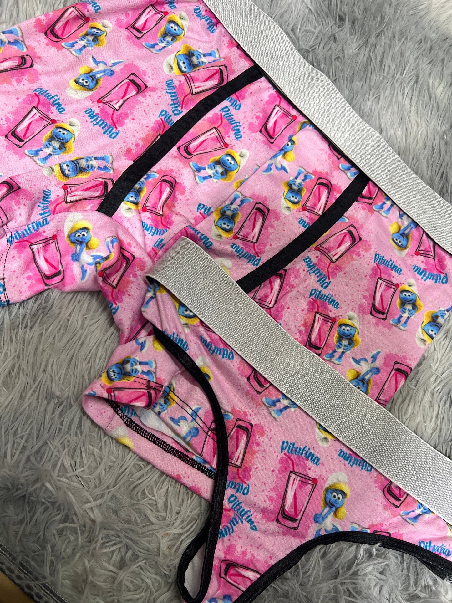 Smurfs Boxer One-size With Thong - Fundies