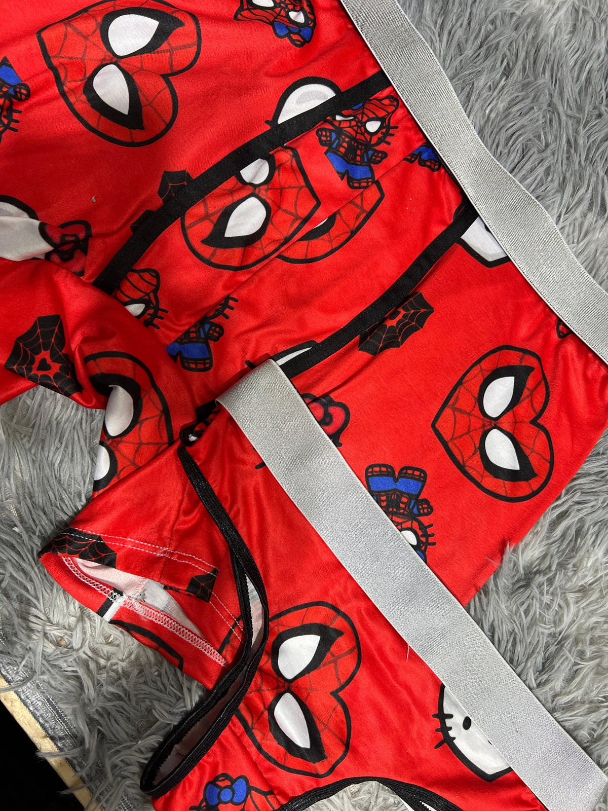 Spiderkitty Red Duo With Thong