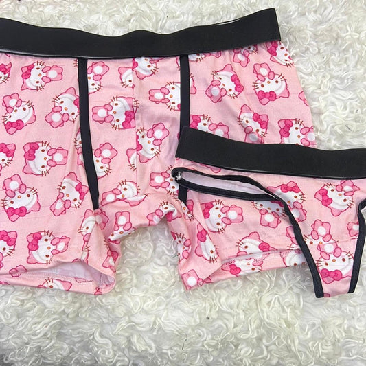 Hello kitty plush matching couples underwear - Fundies