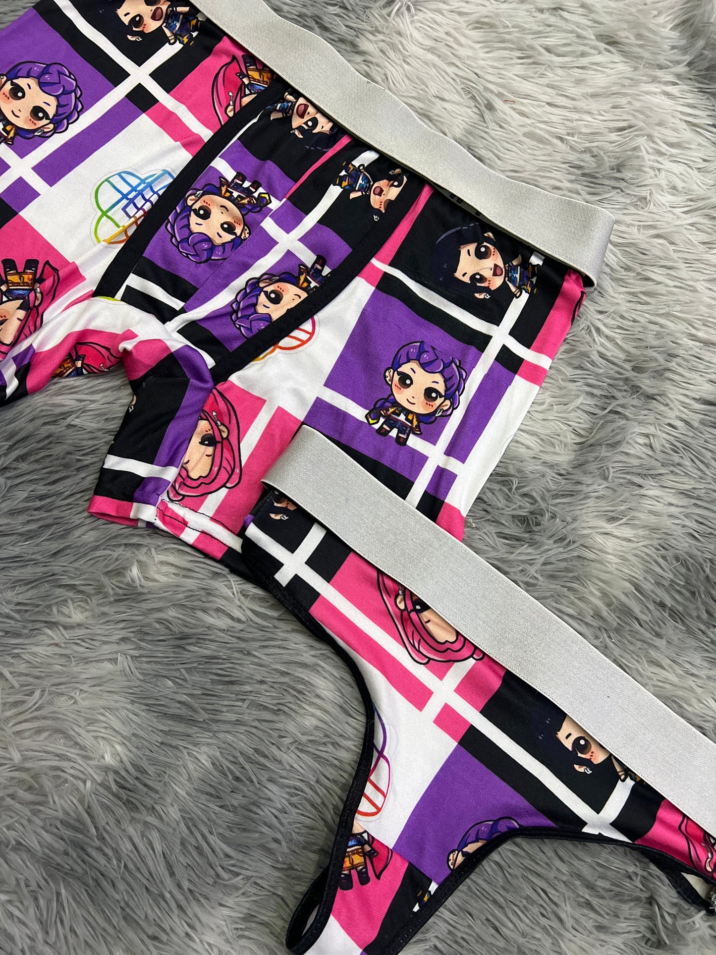 K Pop Fighters Colorful matching underwear Set for Couples 🩲