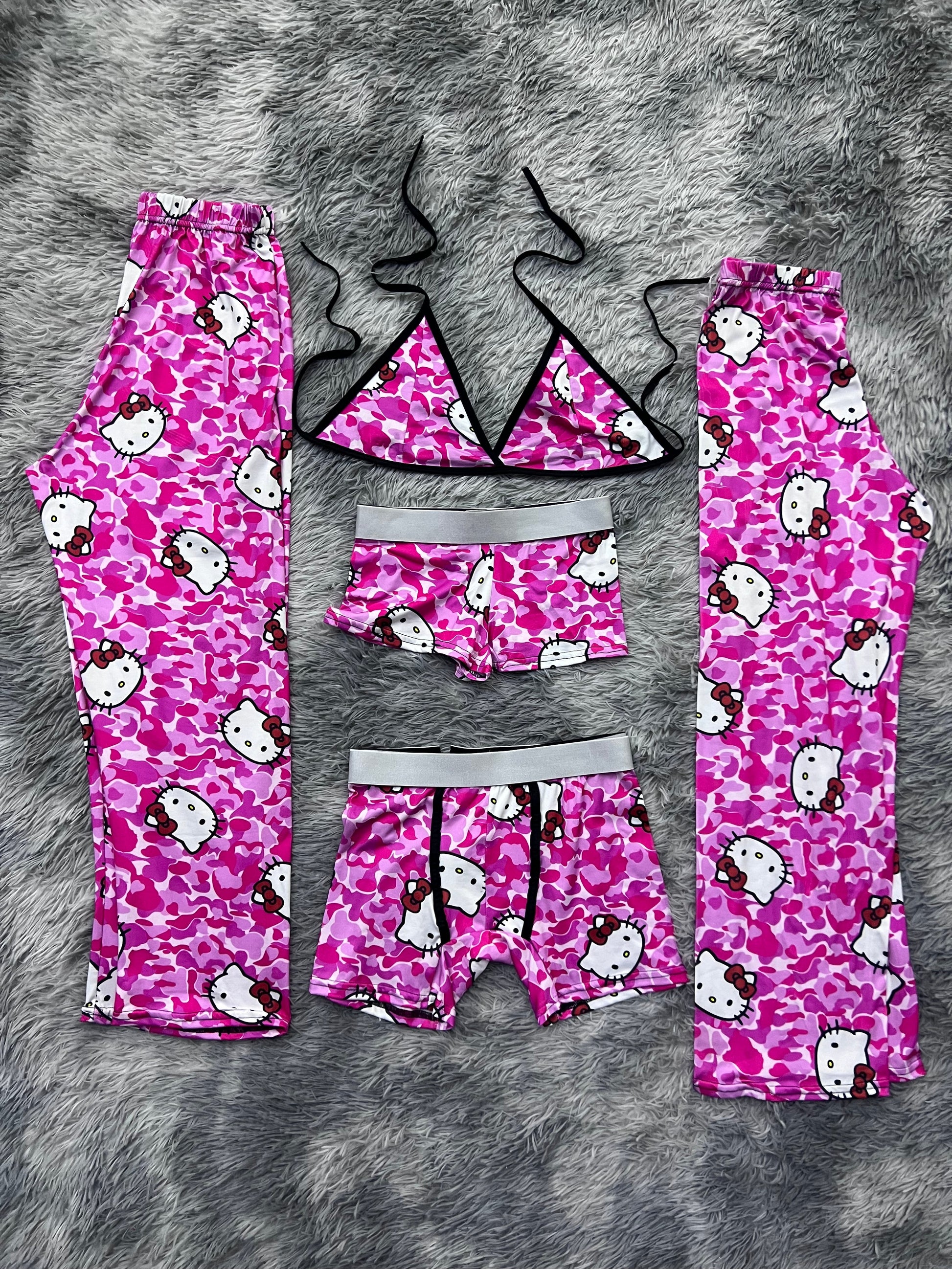 Hello Kitty Camuflaje 5 Piece PJ - Fundies
