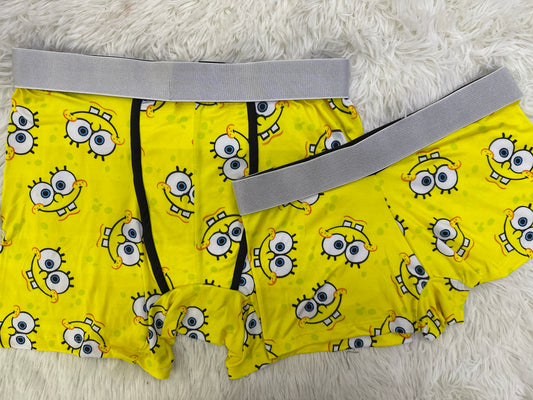 Spongebob couples boxer underwear XL