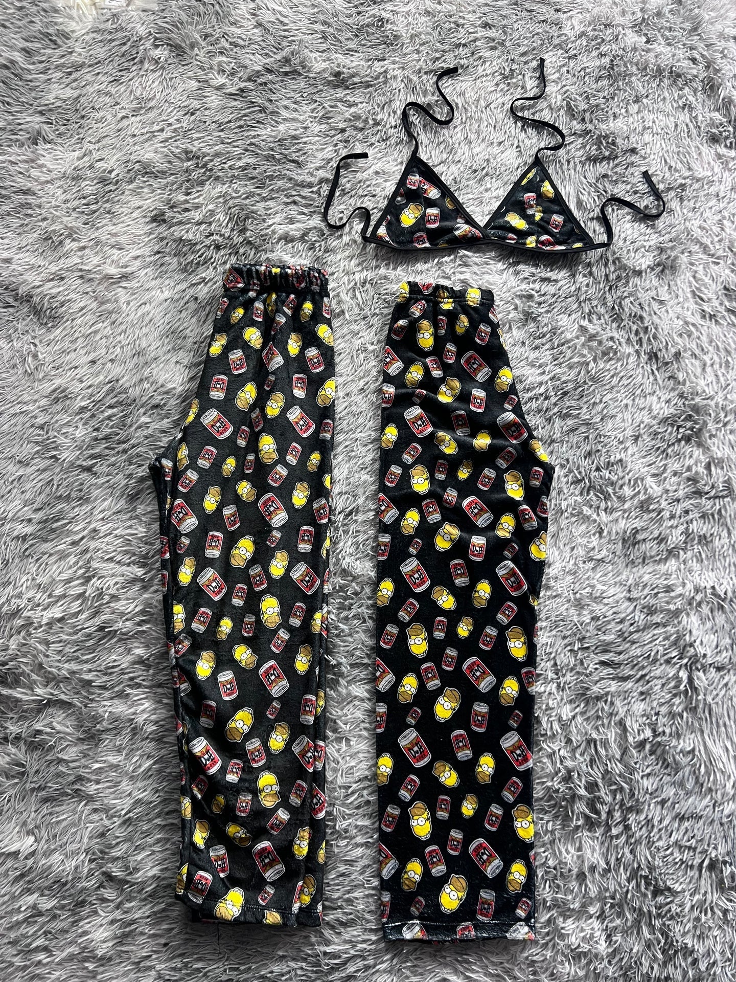 Homer Can Duff Matching Plushie PJs - Fundies