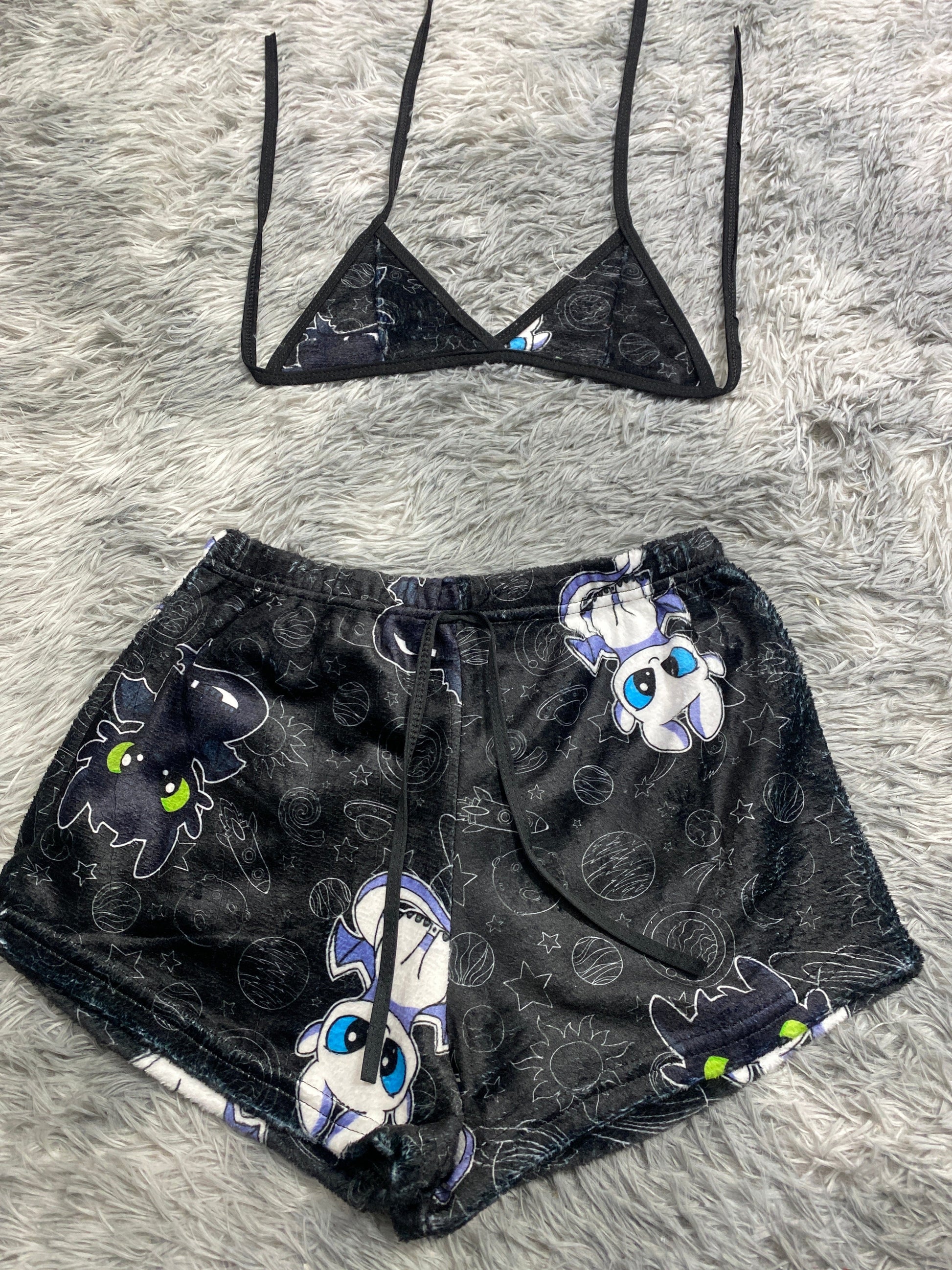 Toothless With His Girlfriend Matching Top & Short - Fundies