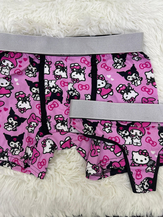 Melody,kuromy and hello kitty matching couples underwear - Fundies