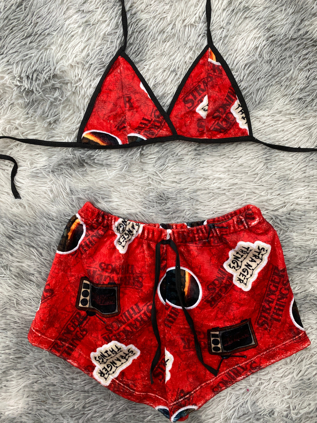 Stranger Things Red Matching Top & Short