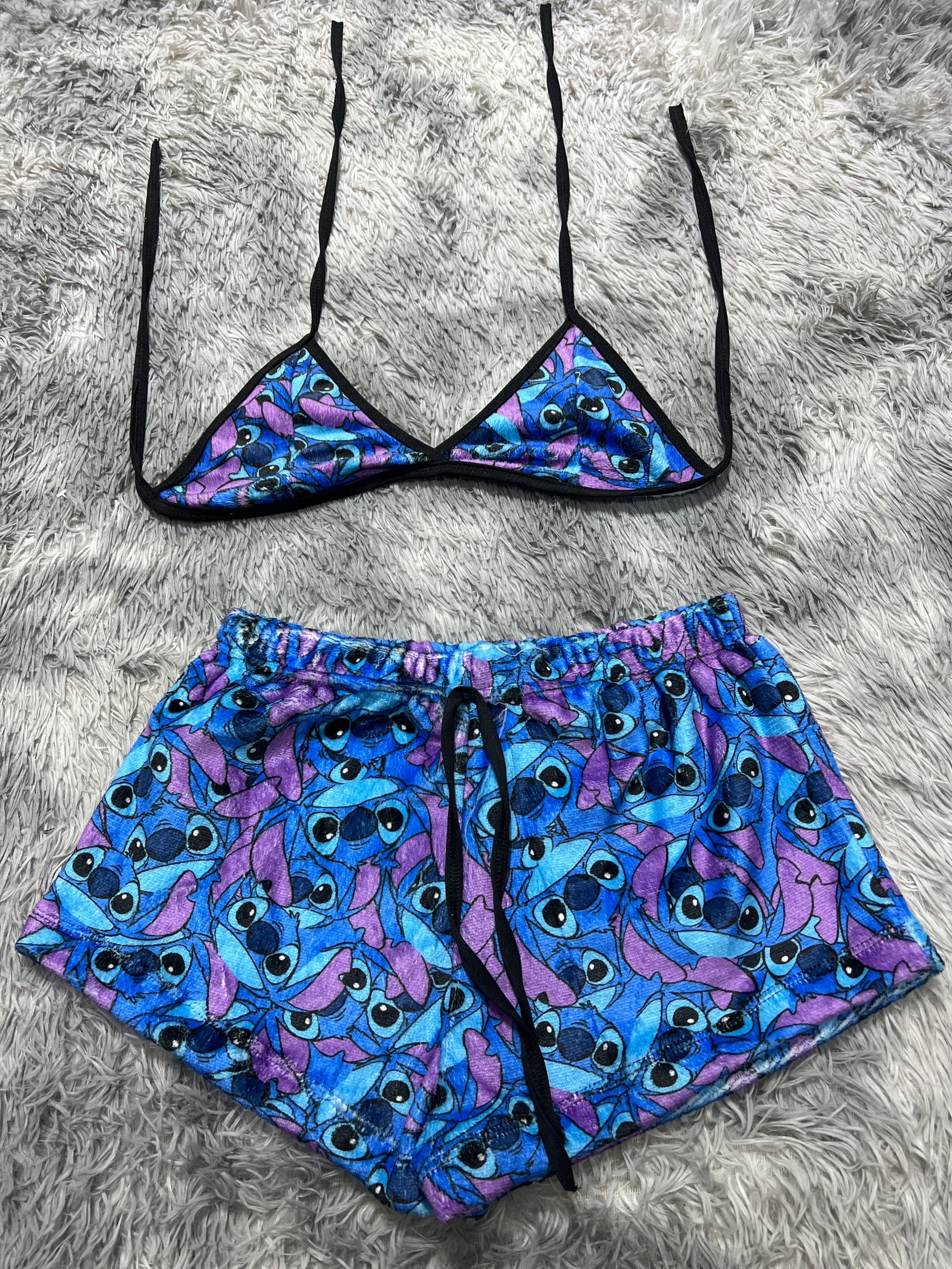Stitch Classico With Short One Size Of Afelpad Matching Top & Short - Fundies