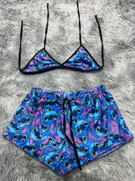 Stitch Classico With Short One Size Of Afelpad Matching Top & Short - Fundies