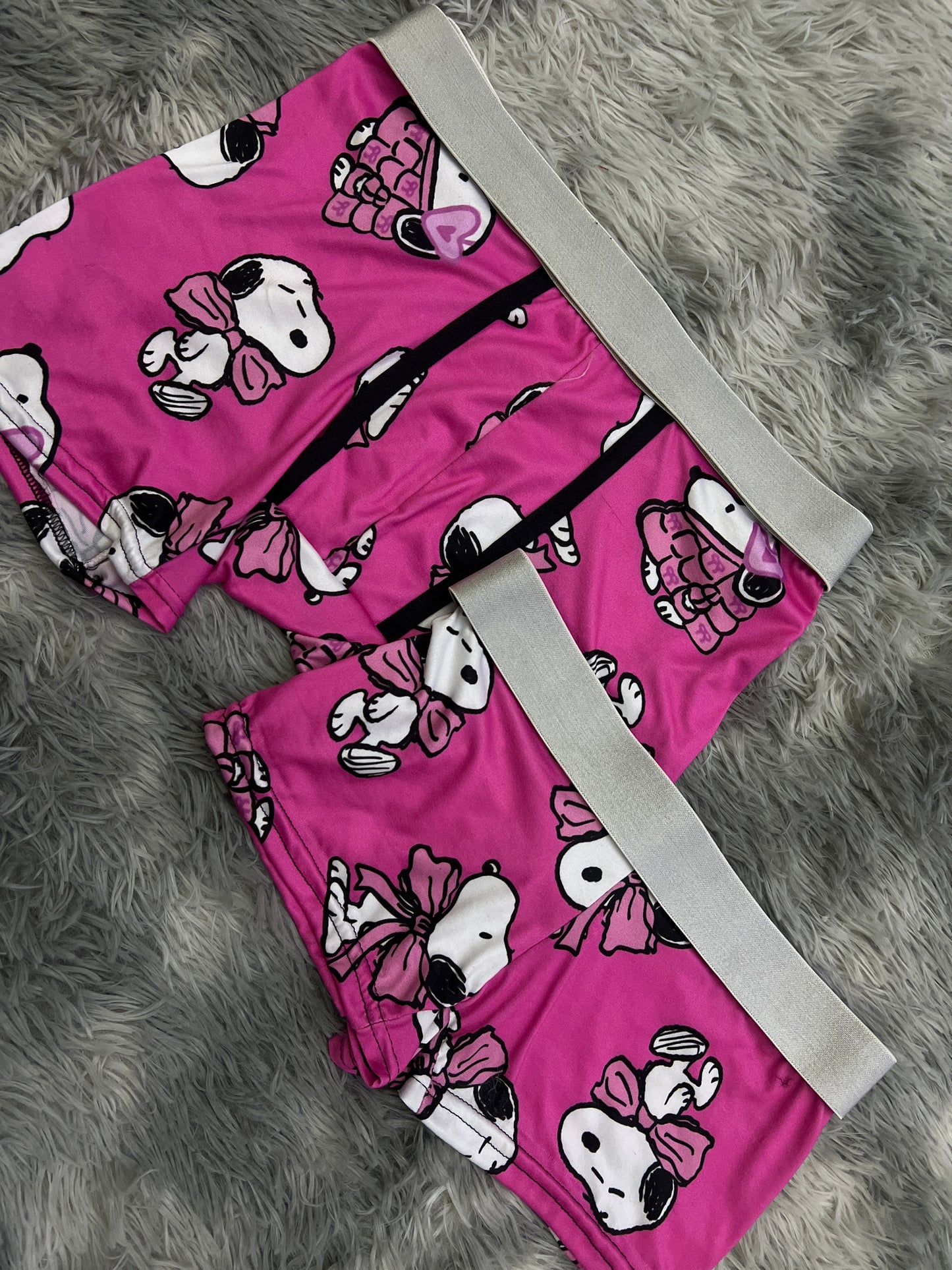Snoopy Pink Matching boxers Set For Couples 💞