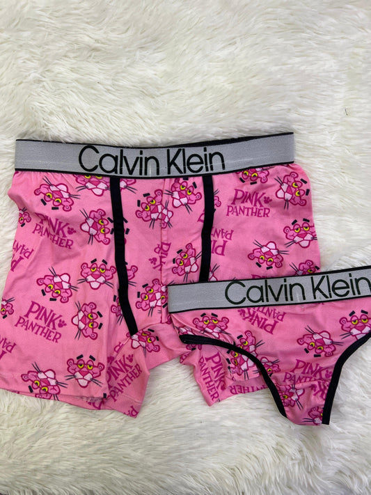 Pink panter matching couples underwear - Fundies