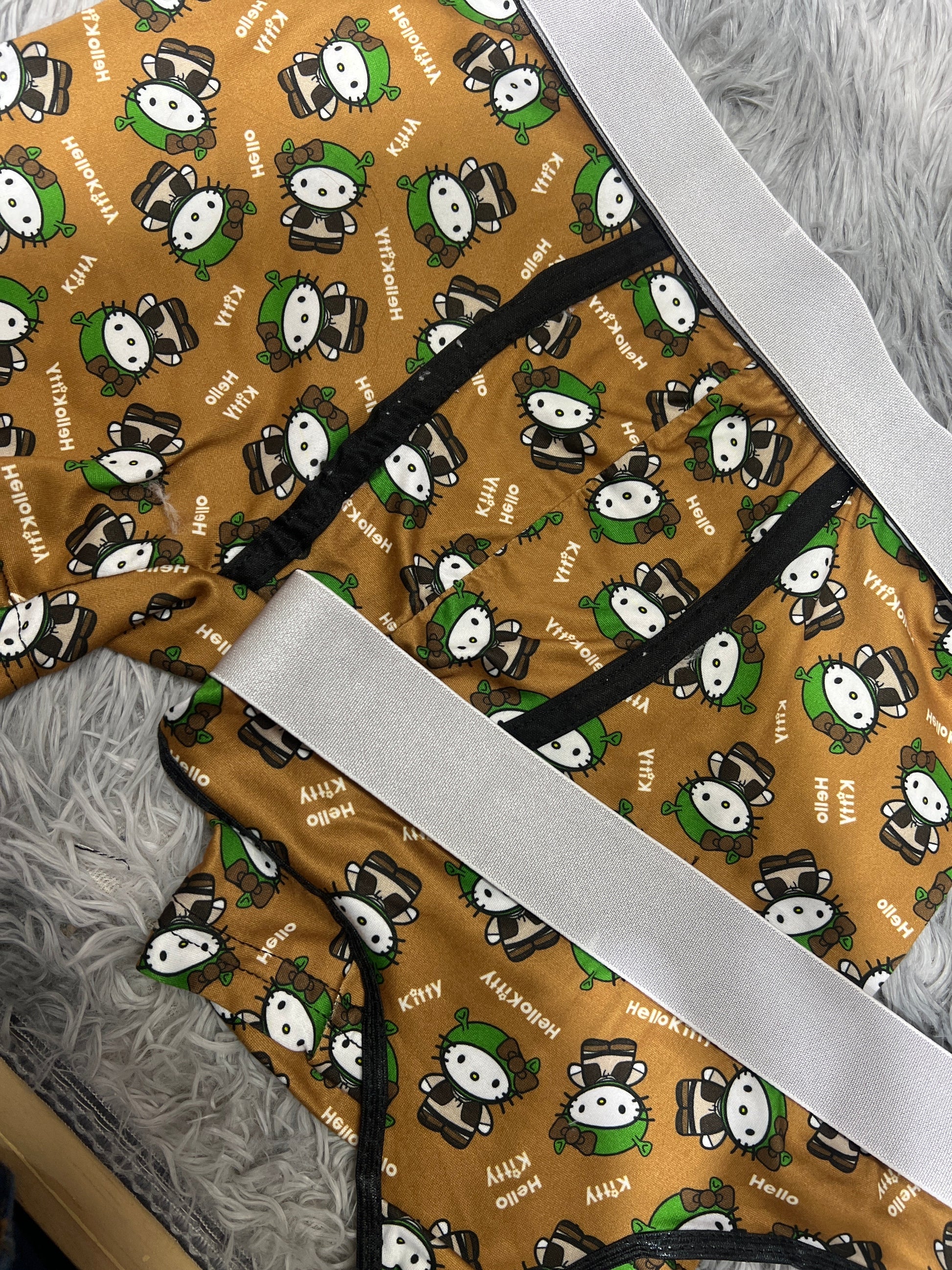 Hello Kitty Shrek Boxer One-size With Thong - Fundies