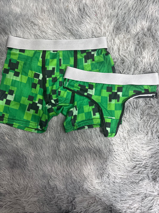 Minecraft Duo One-size With Thong - Fundies