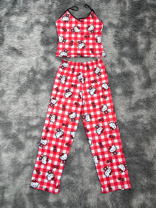 Hello Kitty Picnic Women's Pajama Set - Fundies