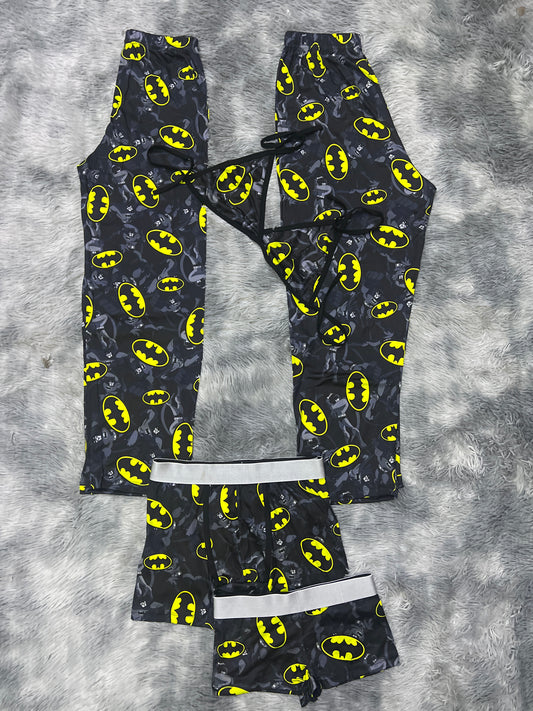 Batman black Background 5 pcs pajama duo
