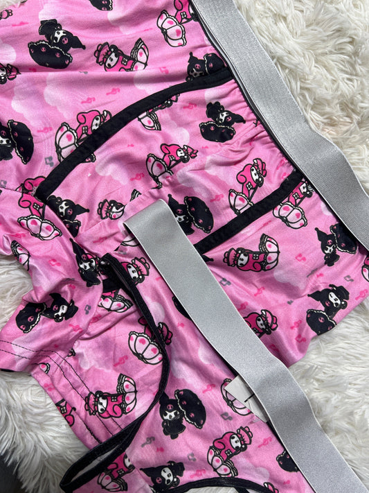 Kuromi Melody Duo XL With Thong - Fundies