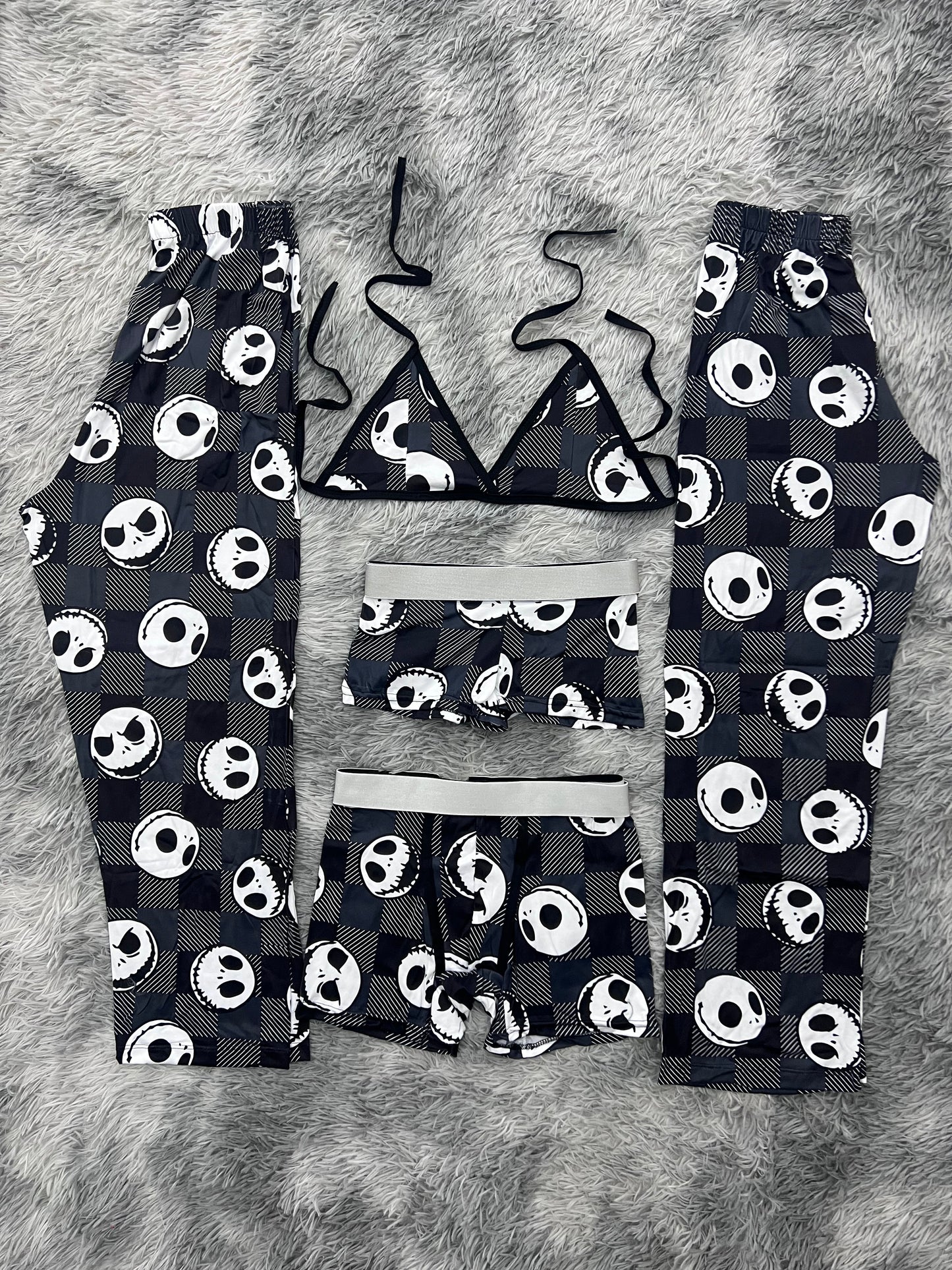 Jack Plaid Striped 5 Piece PJ - Fundies