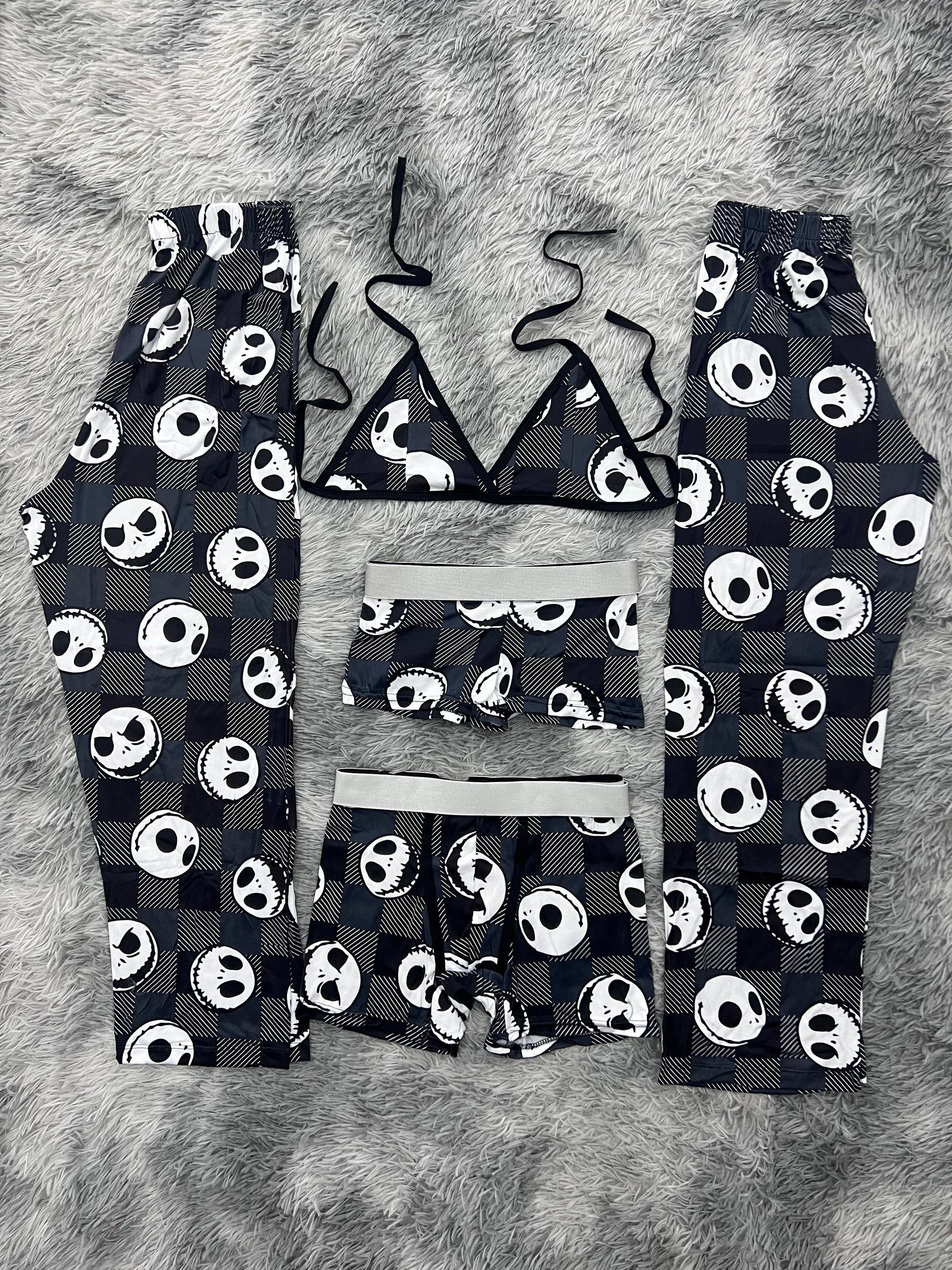 Jack Plaid Striped 5 Piece PJ - Fundies