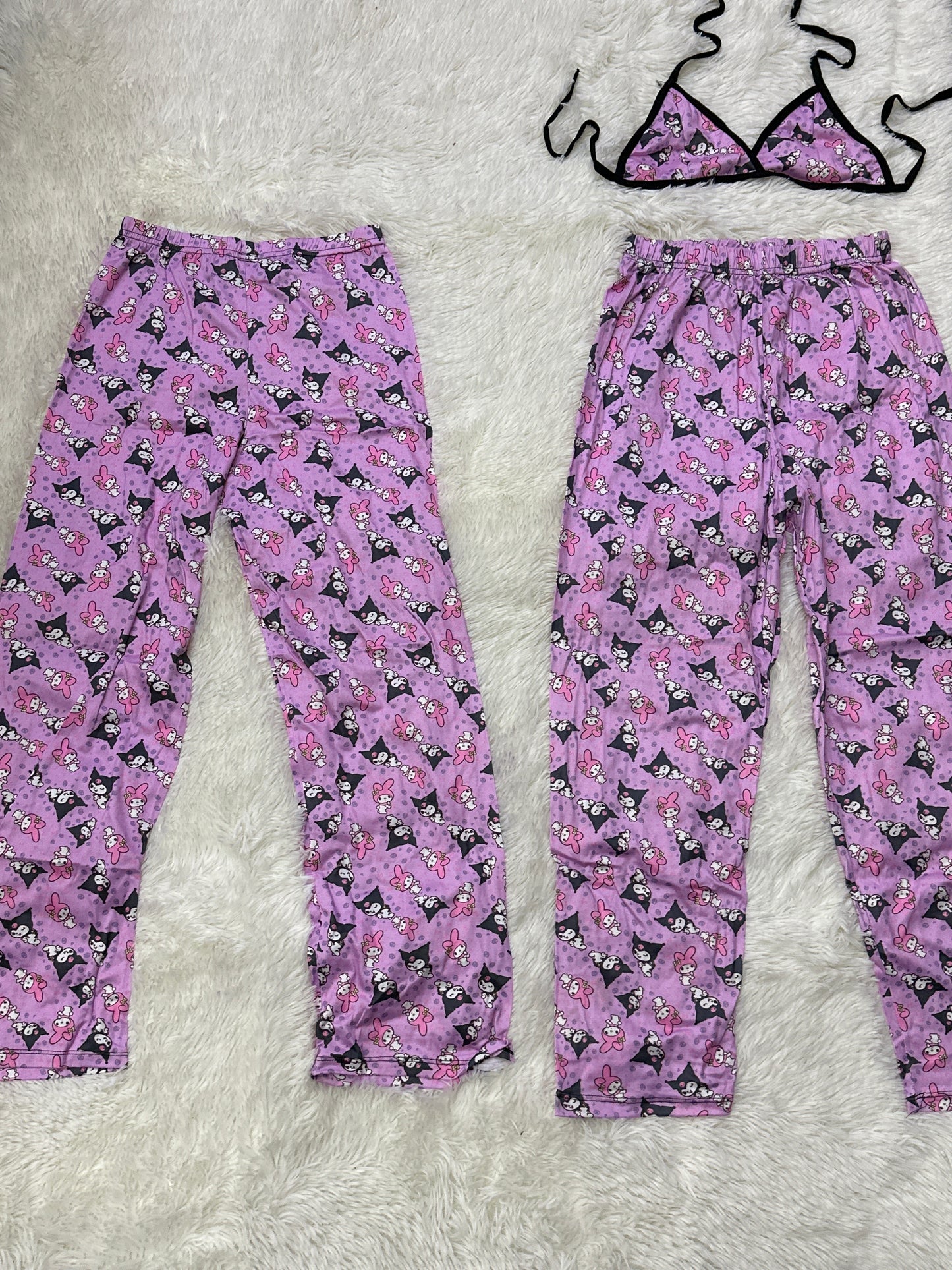 Kuromy and melody skulls  pcs pajama duo